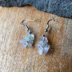 Gemstone cluster dangles